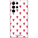 ERT GROUP mobiel telefoonhoesje voor Samsung S22 ULTRA origineel en officieel erkend Babaco patroon Hearts 004 optimaal aangepast aan de vorm van de mobiele telefoon, gedeeltelijk bedrukt