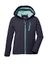 killtec Meisjes Functionele jas met capuchon/winterjas is waterdicht KOW 169 GRLS JCKT, black blue, 140, 40926-000