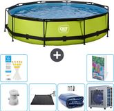EXIT Toys EXIT Rond Lime Frame Zwembad - 360 x 76 cm