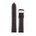 Hirsch Hirsh Horlogeband - Modena Donkerbruin - Leer - 24 mm