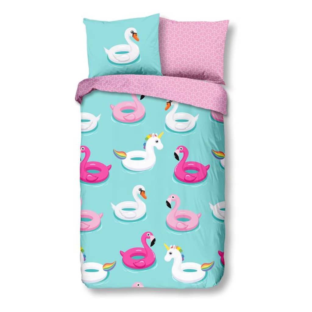 Good Morning Beach dekbedovertrek - 1-persoons - 100% katoen - multi