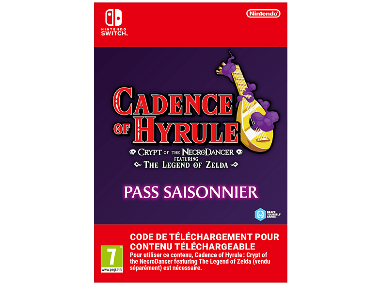 Nintendo Cadence Of Hyrule: Crypt The Necrodancer Featuring The Legend Zelda - Seizoenpas Switch (download Code)