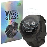 Phonillico® Garmin Instinct 2 / Instinct 2 Solar Gehard Glas Screenprotector [Pack van 2]