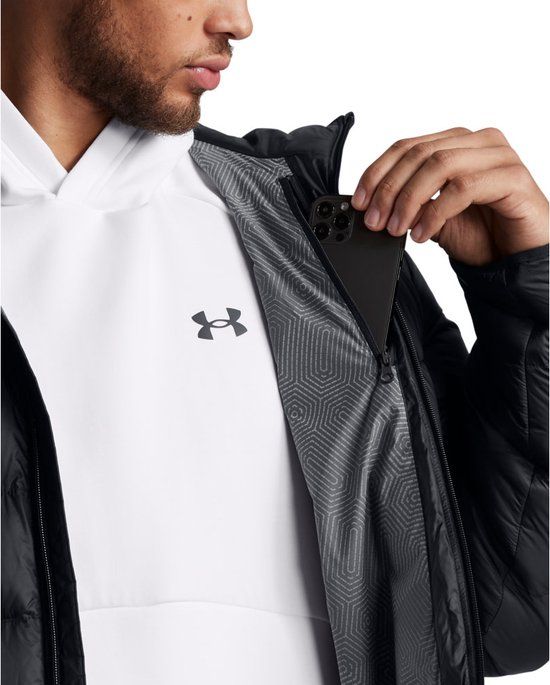 Under Armour Legend Down Parka - Black / White - XL - Men