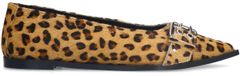 Sacha Leopard buckle ballerina's - Maat 37