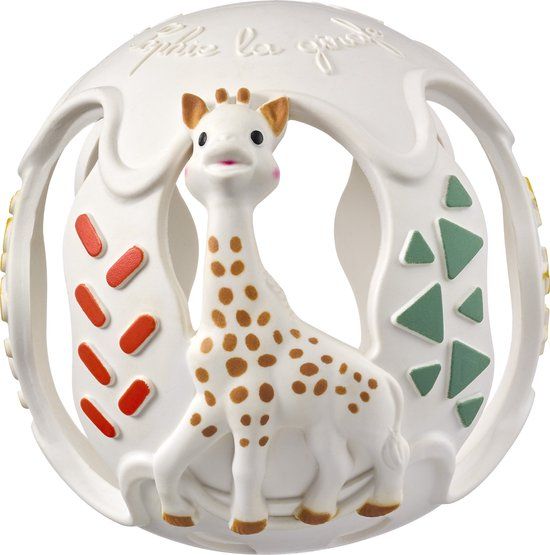 Sophie de Giraf Sensory Bijtbal - Wit - Rubber - 3+ Maanden