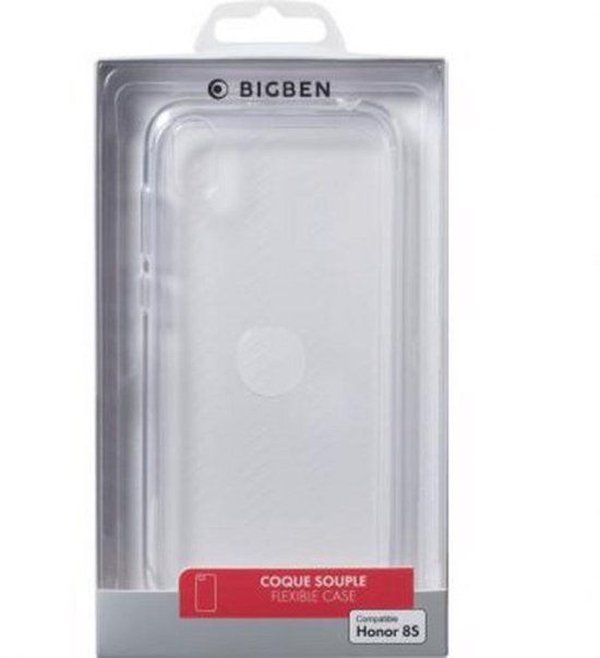 Bigben Connected, Hoesje geschikt voor Honor 8S - Flexibel & Ultra-thin, Transparant