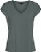 VERO MODA VMFILLI SS V-NECK TEE NOOS Femme T-shirt M Balsam Green