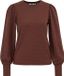 WE Fashion Dames jersey top met structuur
