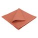 Dille &amp; Kamille Serviette de table, coton bio GOTS, rouille, 40 x 40 cm