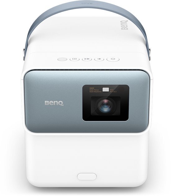 BenQ Full HD Mini Beamer GP100 - Draadloos - Ingebouwde luidsprekers met extra Bass - Wi-Fi / HDMI / USB / USB-C