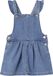 Vertbaudet Salopettejurk baby's van denim met schouderbandjes met ruche