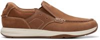 Clarks Sailview Step - heren instapper - Bruin - maat 42.5 (EU) 8.5 (UK)