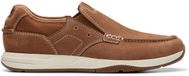 Clarks Sailview Step - heren instapper - Bruin - maat 42.5 (EU) 8.5 (UK)