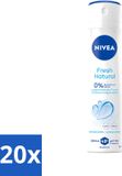 Nivea Fresh Natural Déodorant Spray - 150 ml - 20 Stuks