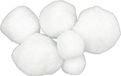 LOVEART POMPONS 8 pièces / mélange de tailles Boules de pompon pour bricoler, blanc