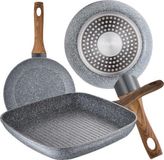 San Ignacio Set van 2 pannen 18/22 en grillpan 28 x 28 cm, Daimiel