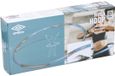 Umbro Hoelahoep met Gewicht - Fitness Materiaal - 890 GR - 95 CM - Grijs/ Blauw