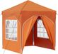 vidaXL Pop-up Feesttent 192 x 192 x 245 cm Oranje