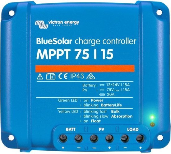 Victron Blue Solar MPPT 75/15 12V/24V-15A