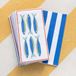 Talking Tables 16 x Premium Visthema Servetten Lange Lunch Sardine Papier Wegwerp Servetten Gastendoeken Dubbelzijdige Serviettes voor Decoupage Servies voor Zomer Dineren Picknicks Gerecycled Papier