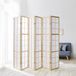 Homestyle4u Paravent 6 panneaux - 264x175 cm - naturel - 6 pièces - Shoji