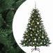 vidaXL Kunstkerstboom met kerstbal 150 cm 150 LED's Warmwit