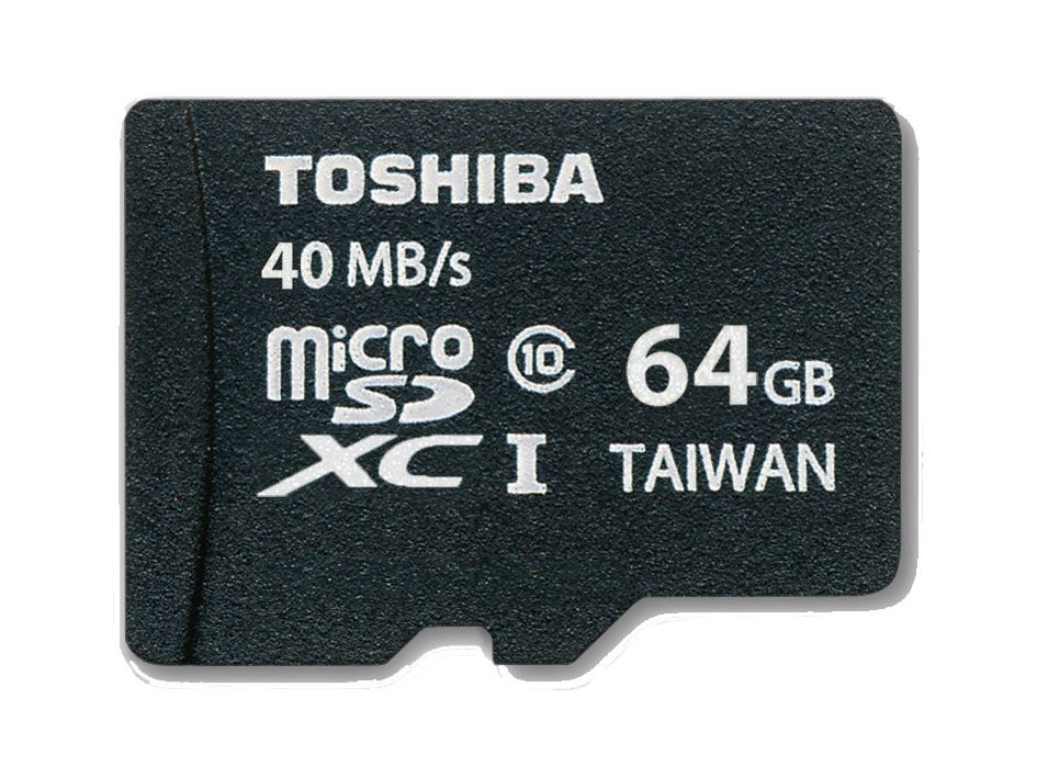 Toshiba MicroSDXC 64GB Class 10 UHS-I Zwart