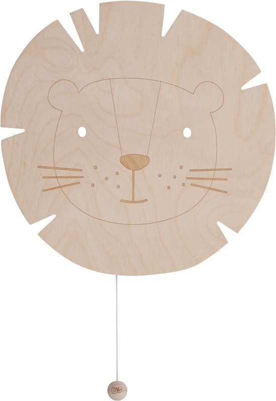 Baby's Only Houten wandlamp Leeuw Wonder