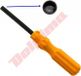 MAGIQ Parts Homelite Schroevendraaier voor carburateur, Pac-Man, 5 mm, Ruixing (308535003)
