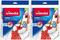Vileda Turbo 2-in-1 Navulling - 2 x - Voordeelverpakking