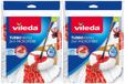 Vileda Turbo 2-in-1 Navulling - 2 x - Voordeelverpakking