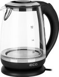 ECG RK 2080 Glass Waterkoker - 2.0 L - 2200 W - Zwart