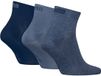 Puma Unisex Quarter Plain Enkelsokken - 3 Pack - Maat 35-38 - Denim