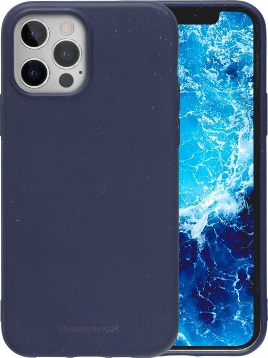 dbramante1928 Grenen Bio back cover - Ocean Blue - voor Apple iPhone 12/12 Pro