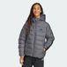 adidas Essentials CLIMAWARM 3-Stripes Jack met Synthetisch Dons - Grijs - Lange mouw - Polyester - Waterafstotend