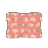 Bonamaison Digitale bedrukte muismat, antislip onderkant, voor kantoor en thuis, afmetingen: 22x18 cm