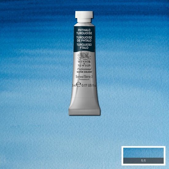 W&N Professional  Aquarelverf 5ml | Phthalo Turquoise