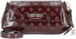 GUESS Carmella Flap Crossbody Schoudertas Burgundy Logo Wijnrood