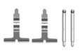 BOSCH Zubehörsatz, Scheibenbremsbelag 1987474430