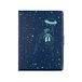 WONDEE Tablet-hoes, beschermhoes, iPad beschermhoes, 10,2 inch tot 10,4 inch, anti-val, meerdere kijkhoeken, automatische slaapfunctie, marineblauwe achtergrond - cadeau voor meisjes en vrouwen