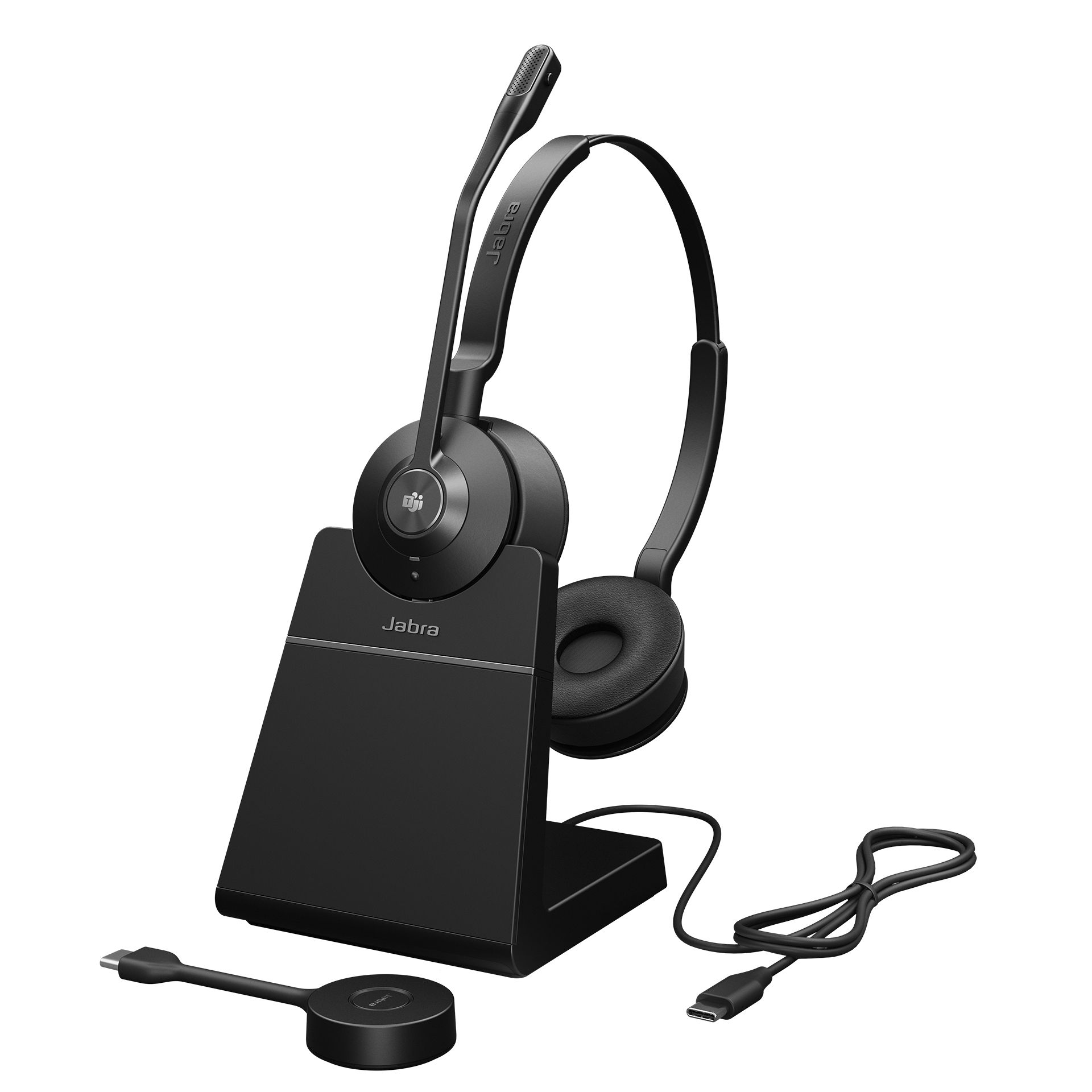 Jabra Engage 55 - Draadloze Headset - Hoofdband - Kantoor/Callcenter - Zwart/Titanium