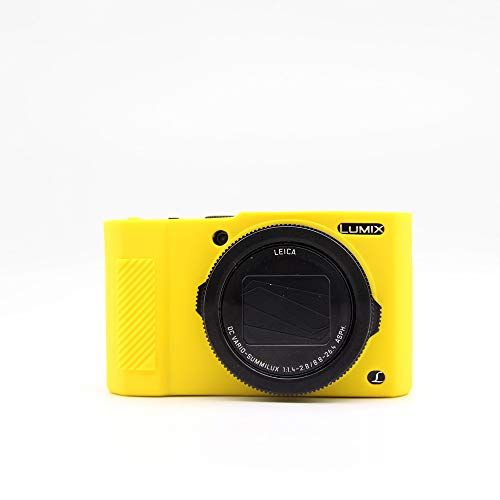 Zakao Lumix LX10 Hoes, Zachte Siliconen Tas Lichtgewicht Slanke Huid Rubber Beschermende Digitale Camera Hoesje Cover voor Panasonic Lumix LX10, Geel