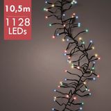 Lumineo 10,5m LED Cluster kerstboomverlichting - Multi - div lichtstanden - 1128 lampjes