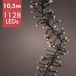 Lumineo 10,5m LED Cluster kerstboomverlichting - Multi - div lichtstanden - 1128 lampjes