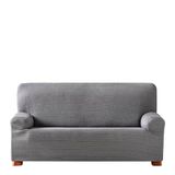 Eysa Aquiles Elastic Sofa Hoes 3-zits, Polyester-Katoen, grijs, 37 x 29 x 9 cm