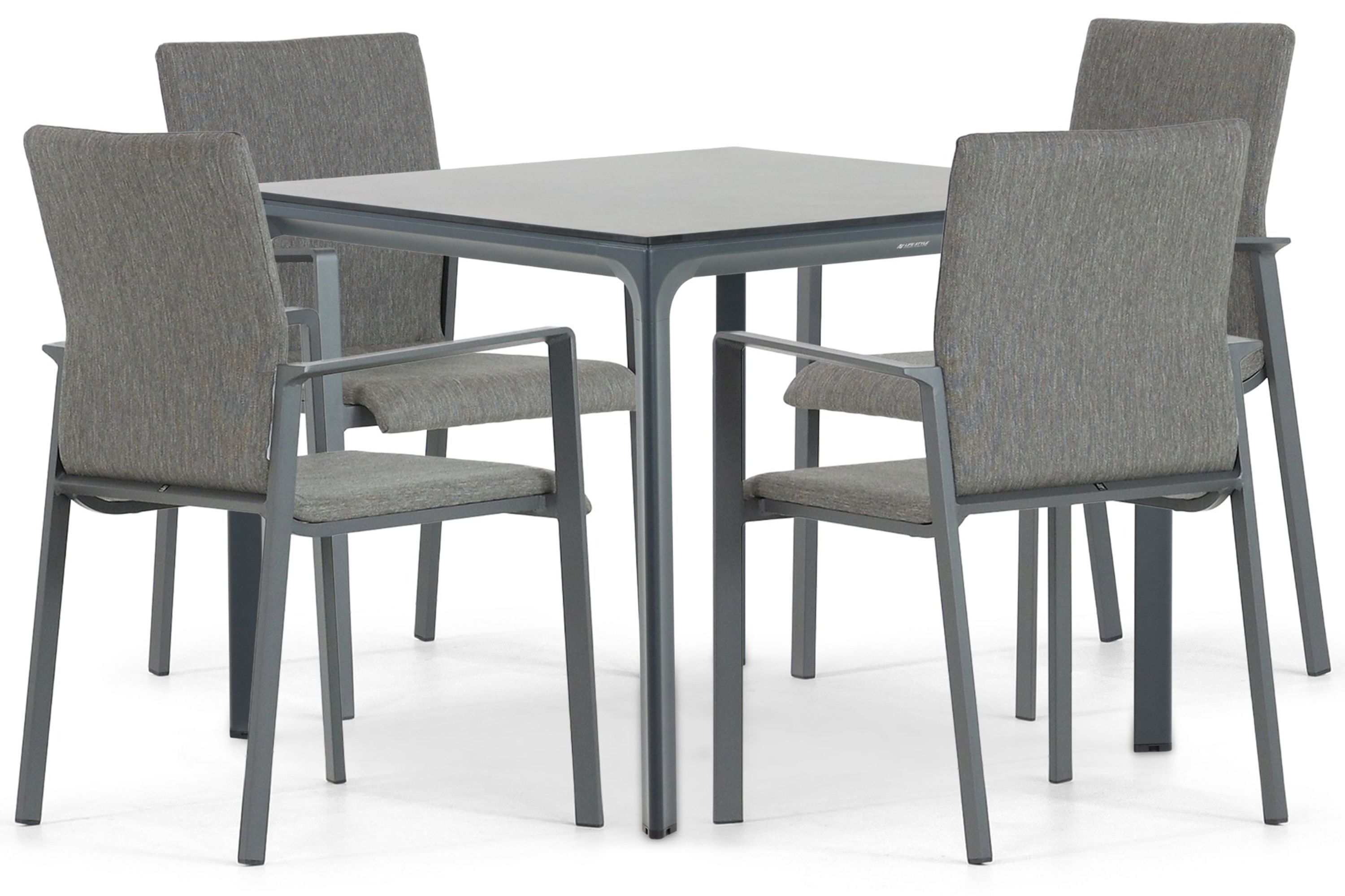 Lifestyle Garden Furniture Lifestyle Rome/Cesar 90 cm dining tuinset 5-delig