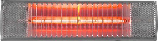 Eurom Comfy 1300 Terrasverwarmer - 1300W - Zilver