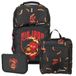 SKANDO BAGS Lot de 3 sacs d'écolier LEGO Ninjago Kai