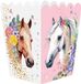 Globos Papieren snackboxen paarden - 8st.